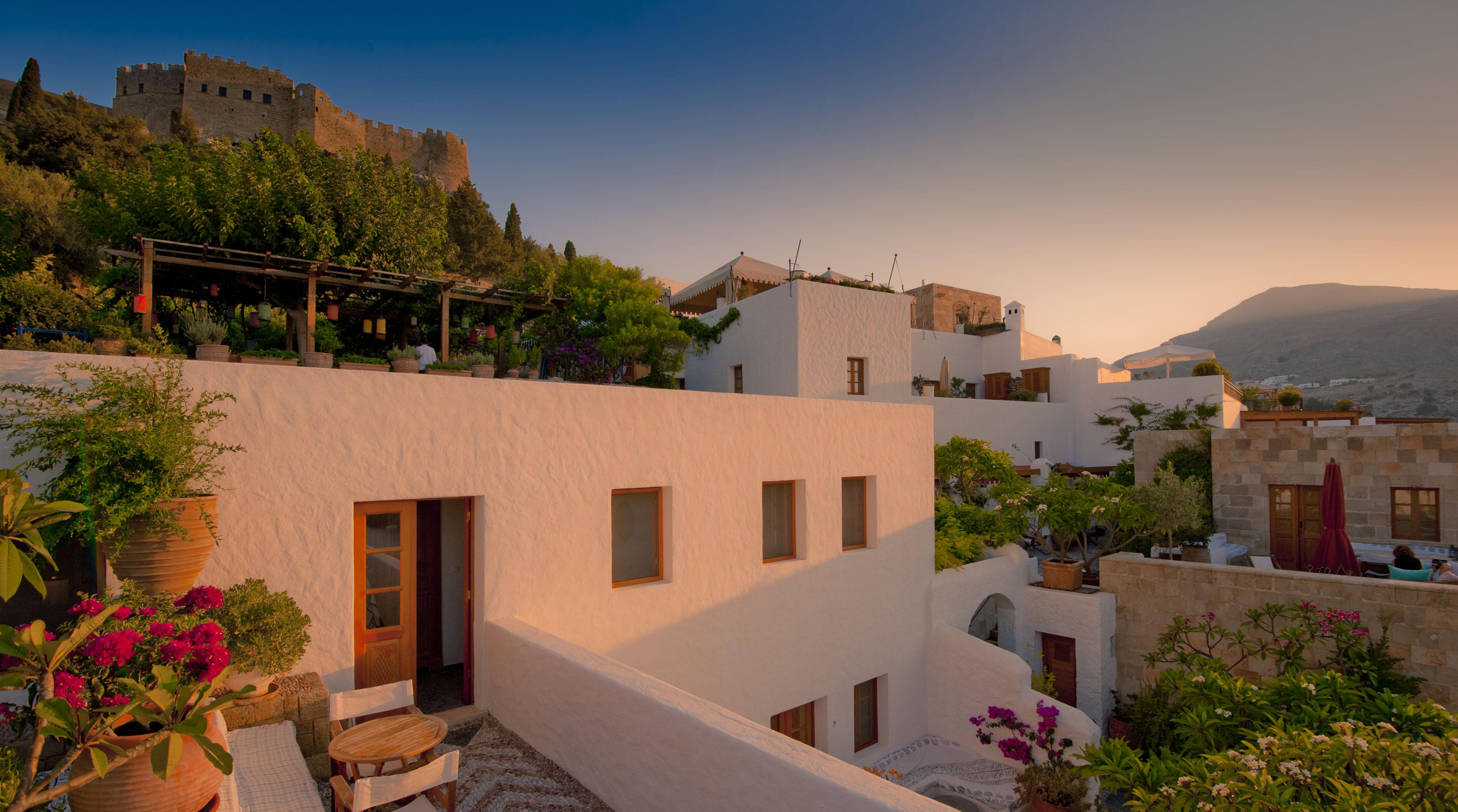 לינדוס Melenos Art Boutique Hotel מראה חיצוני תמונה